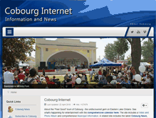 Tablet Screenshot of cobourginternet.ca